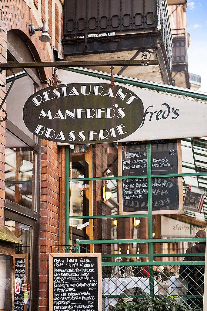På samma gata finns härliga restauranger