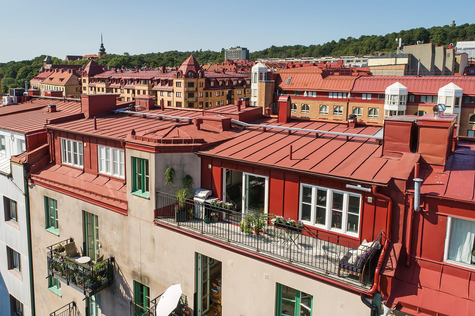 Vill du kunna njuta av denna unika terrass?
