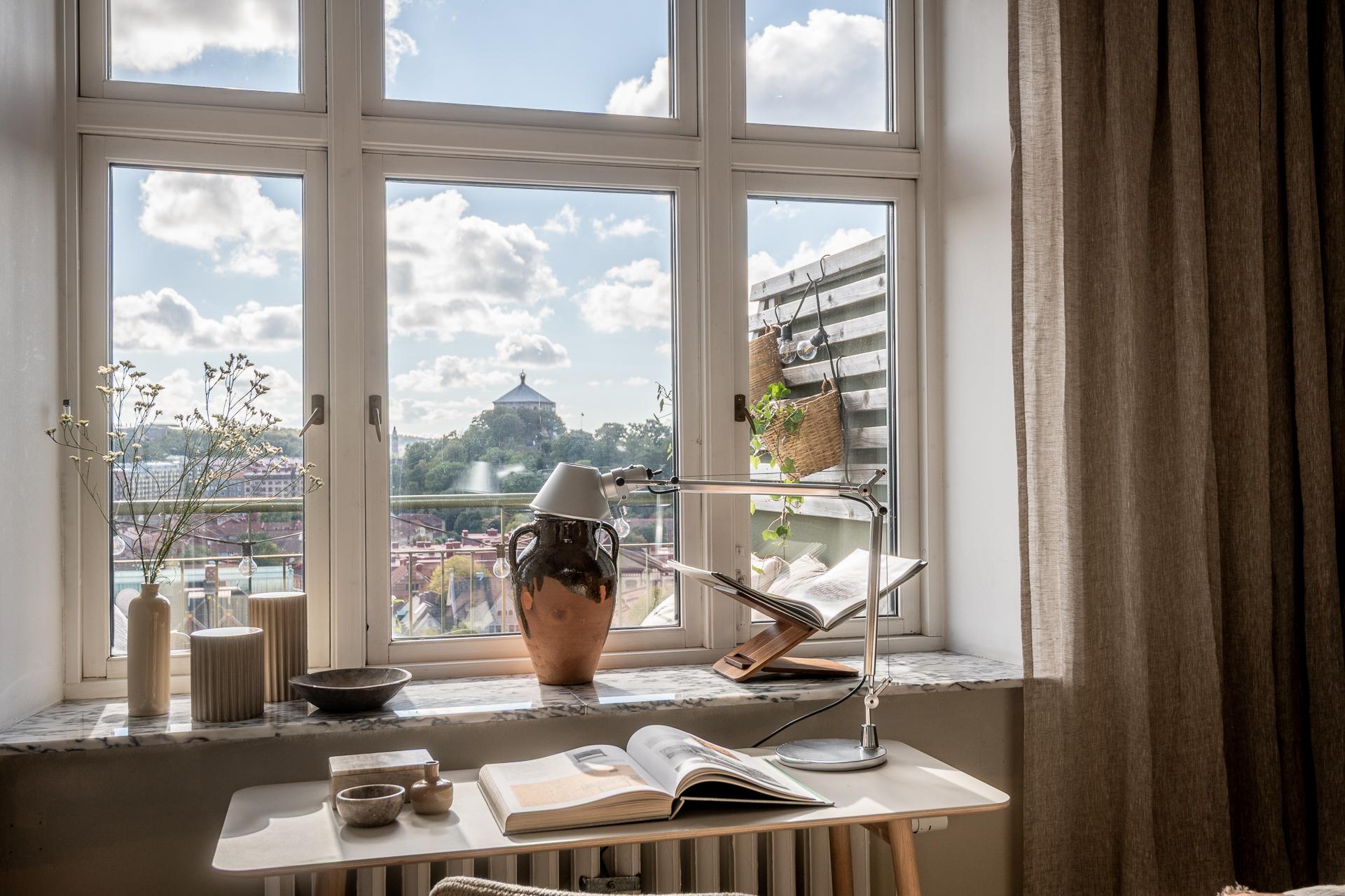 Helt okej utsikt från sovrummet