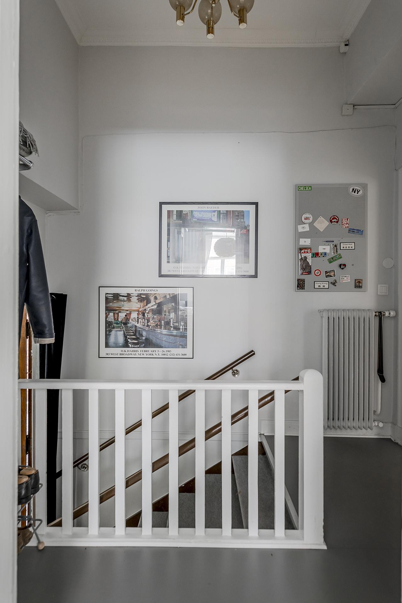 Privat stilig entré med Townhouseattityd