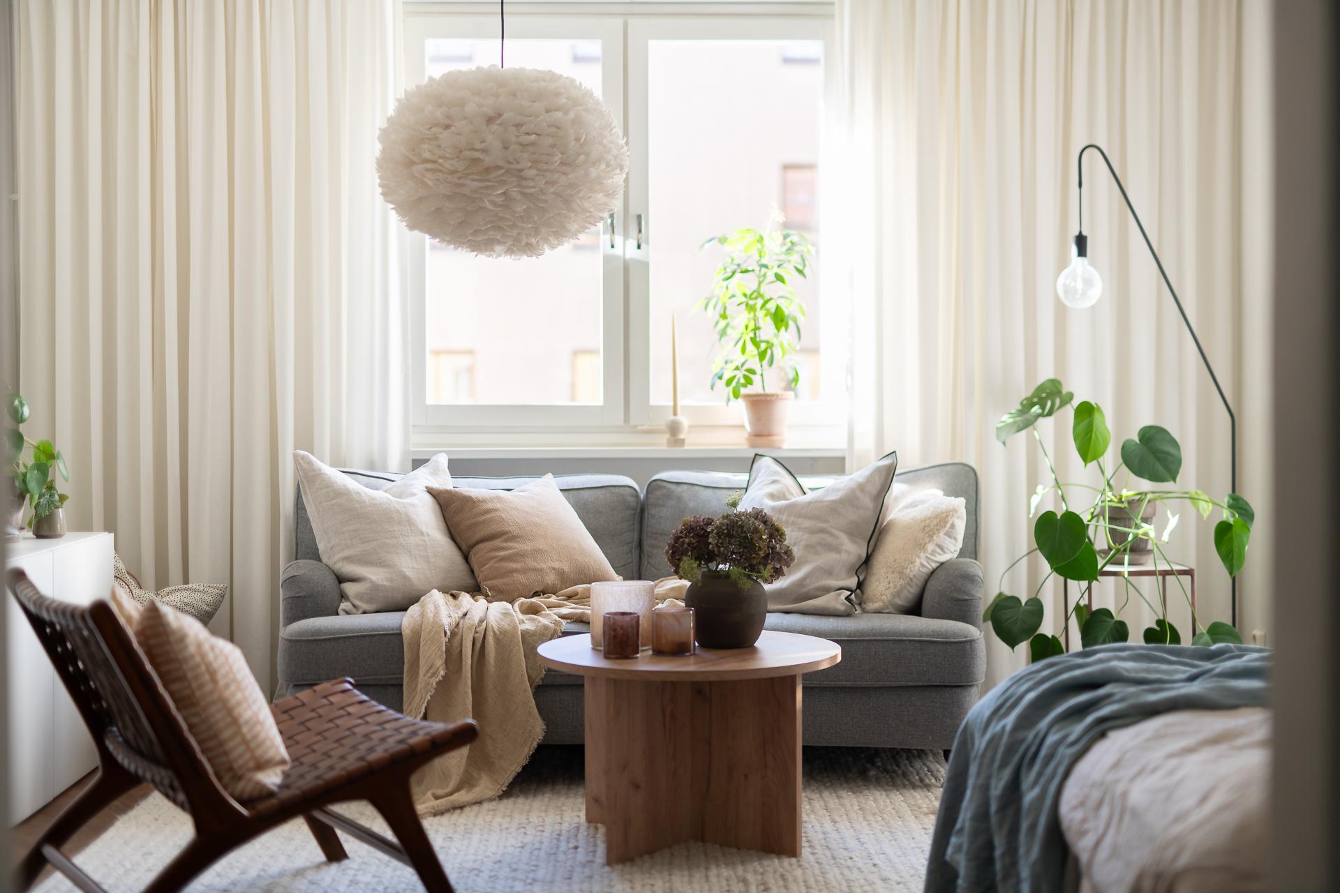 Genomgående ljus planlösning