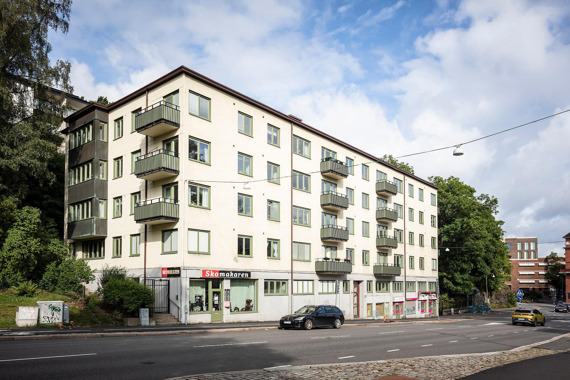 Huset på Eklandagatan är ett fint exempel på den tidiga funktionalismen