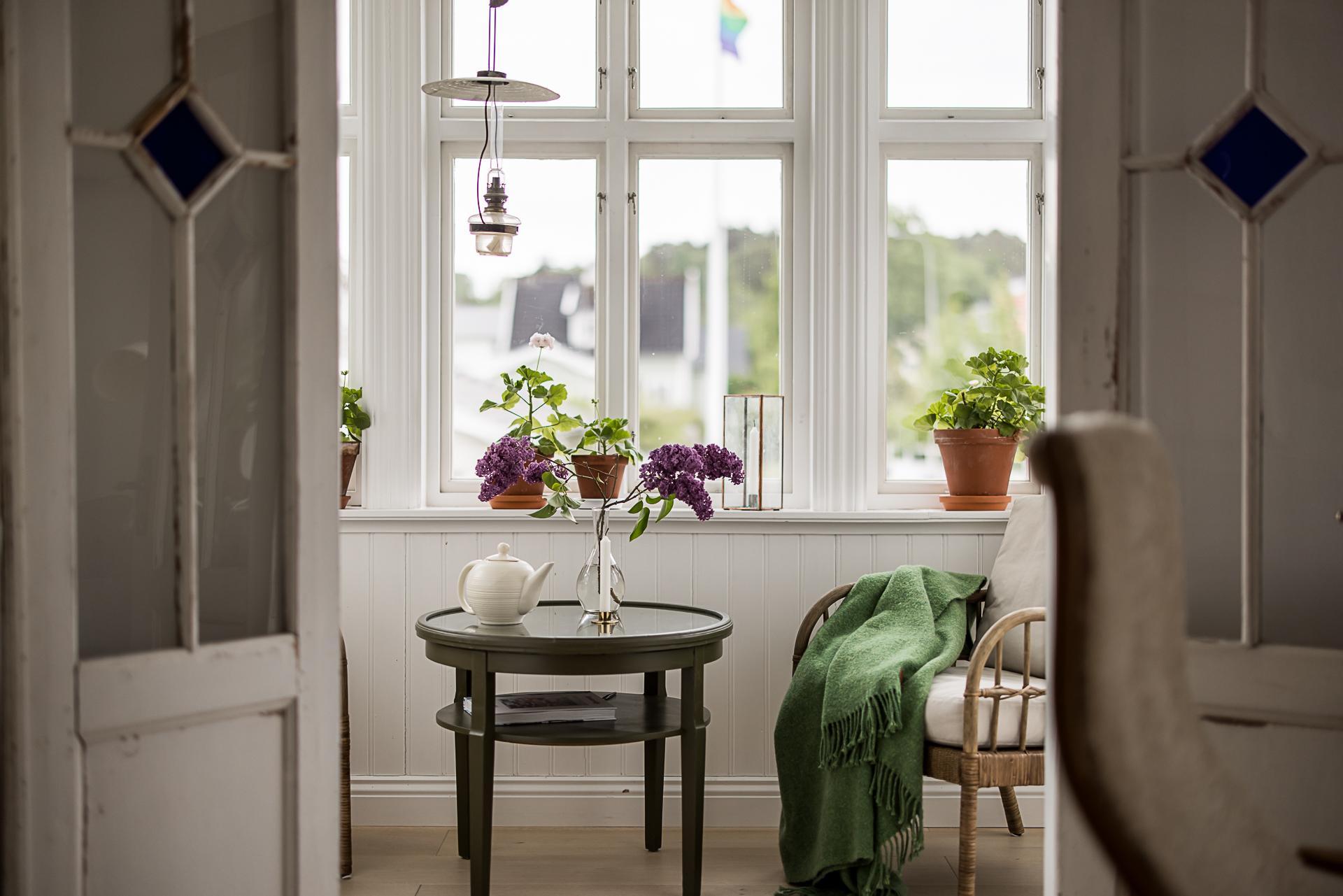 Glasverandan är mysig året om