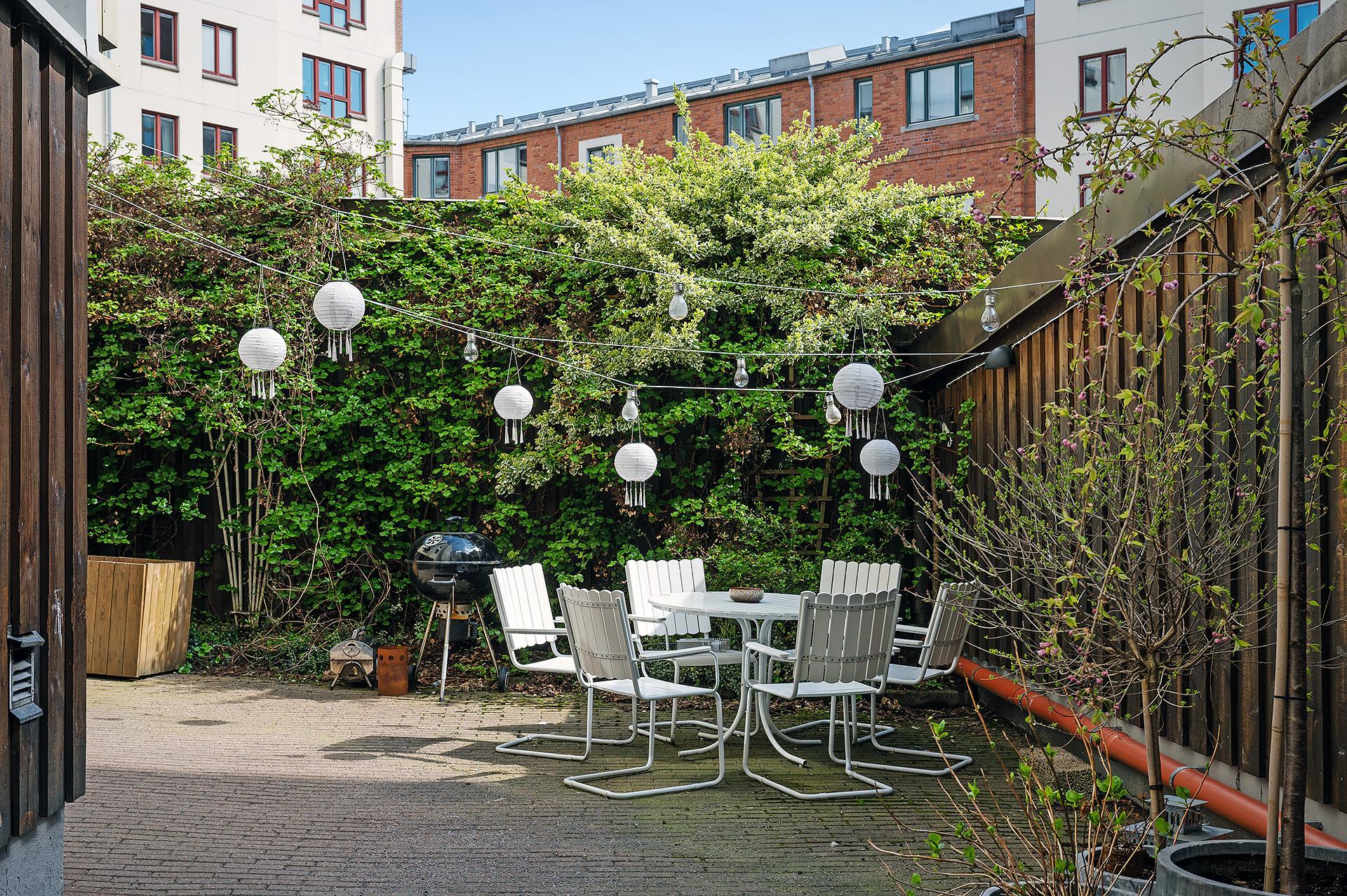 Föreningens lugna innergård