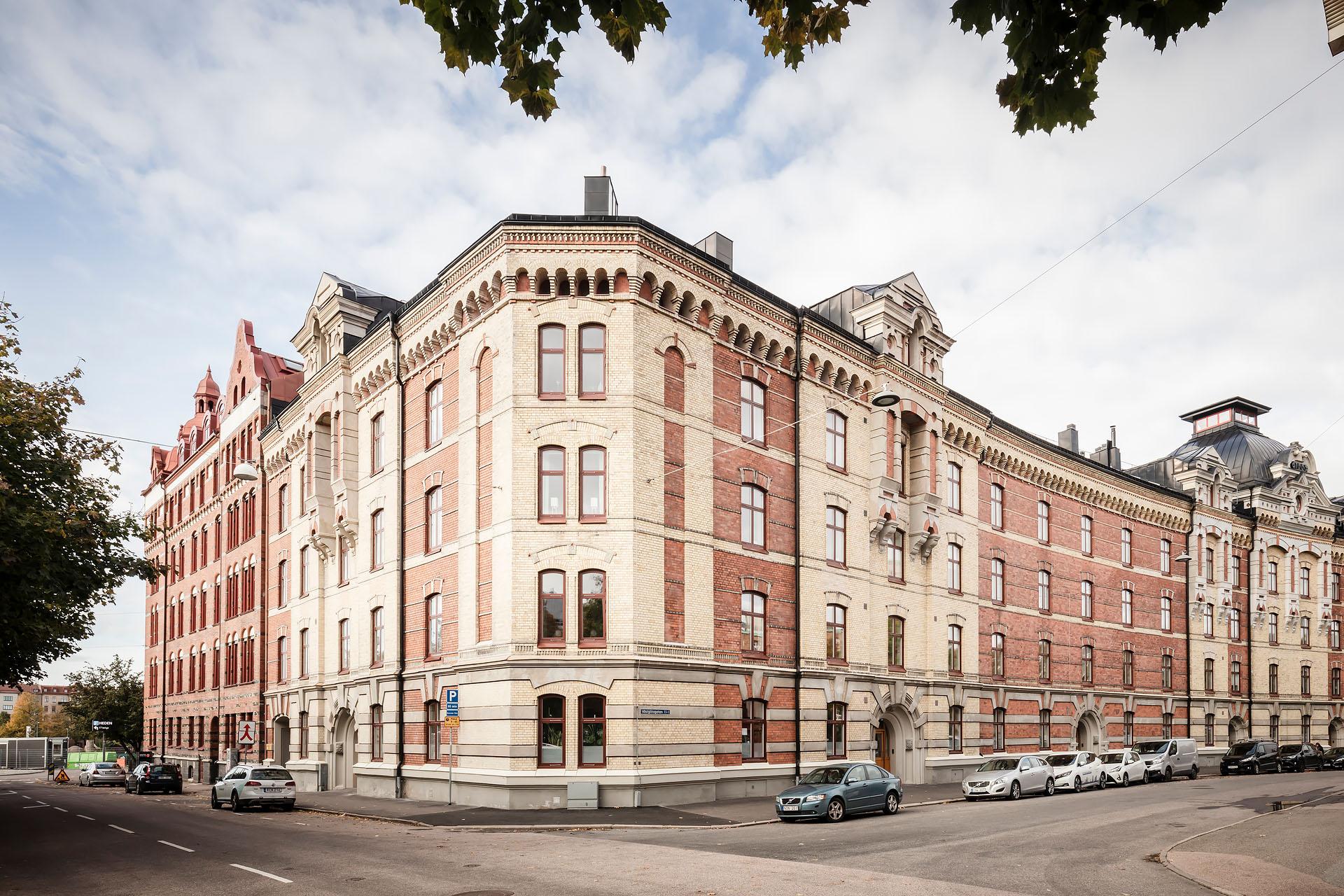 Grundförstärkt fastighet och nyrenoverad fasad