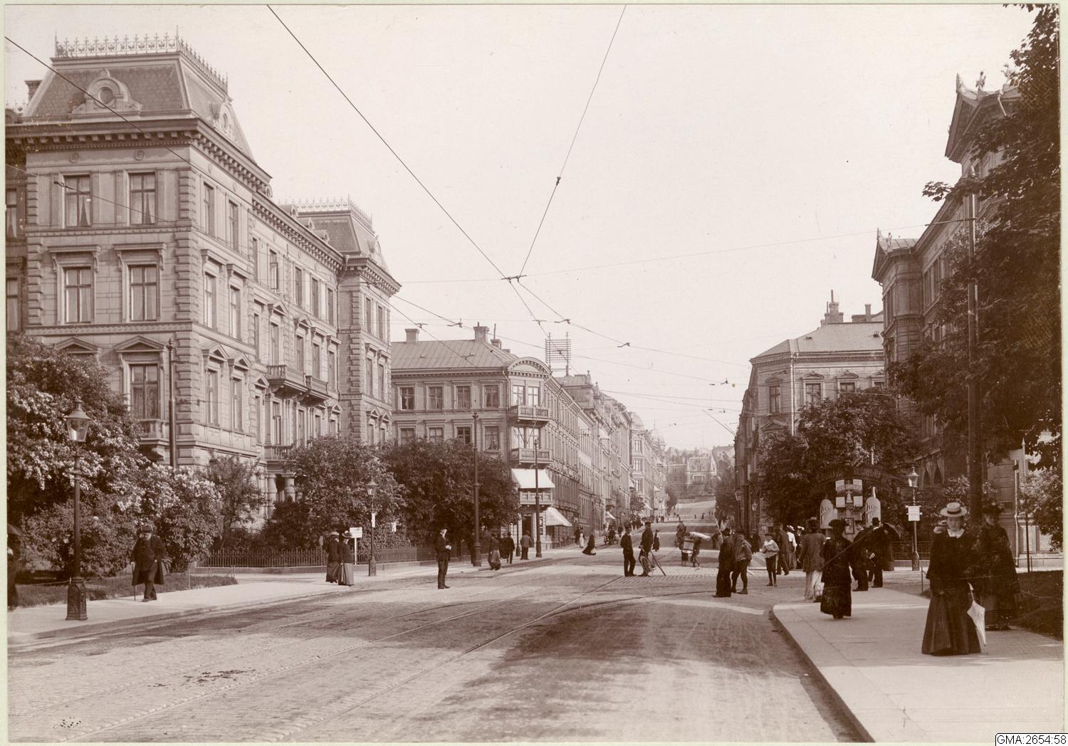 Viktoriagatan ca 1907