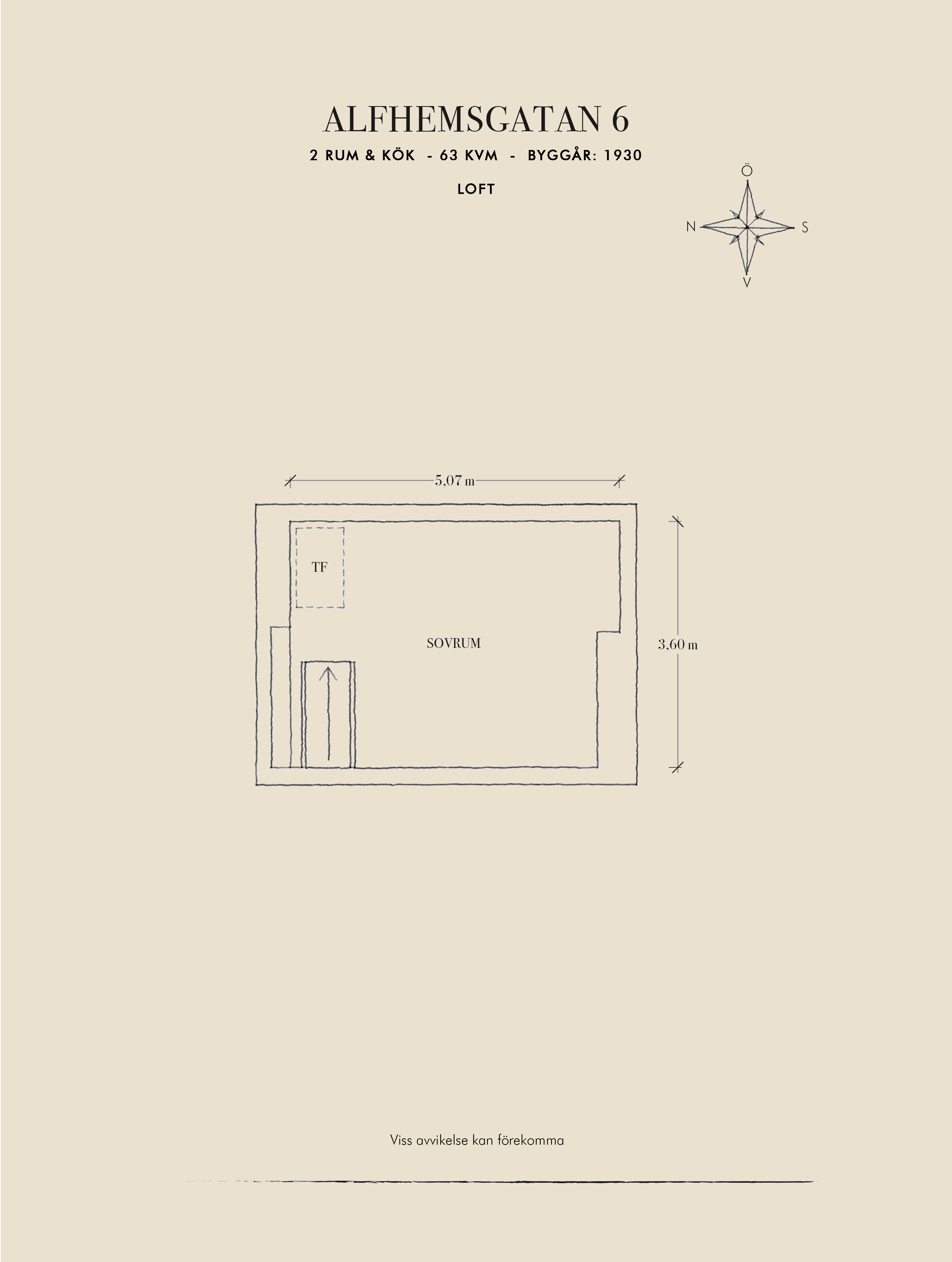 Planskiss - Övre plan
