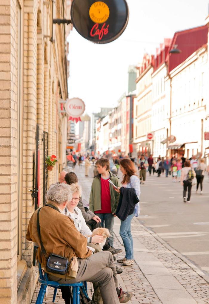 Långgatorna erbjuder liv och rörelse